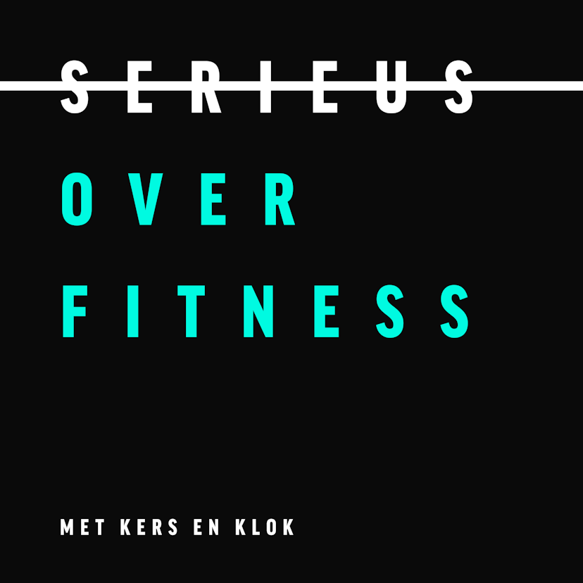 Logo fitness podcast serieus over fitness met Kers en Klok